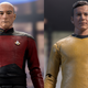 Picard and Kirk, reporting for their latest station: your desk.